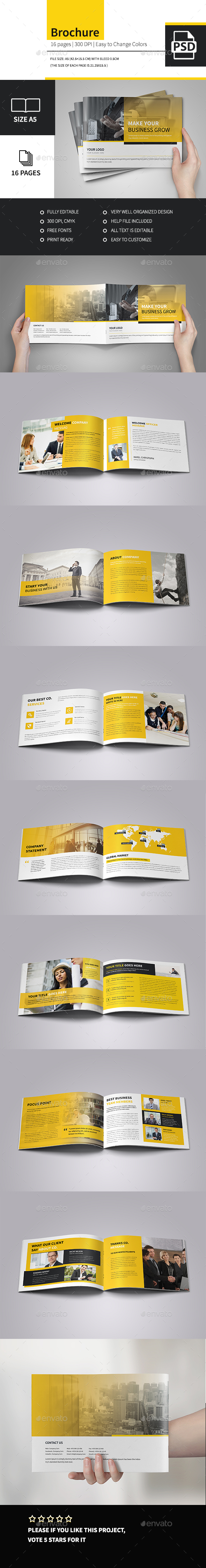 Minimal Corporate Multipurpose Business Brochure - Corporate Brochures