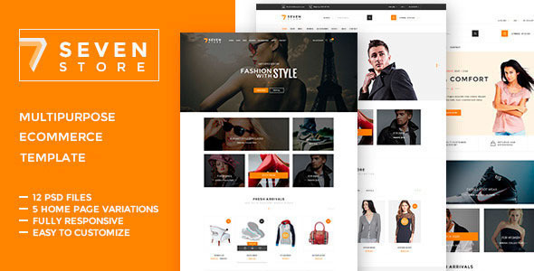 Seven Store - Ecommerce HTML Template - Shopping Retail