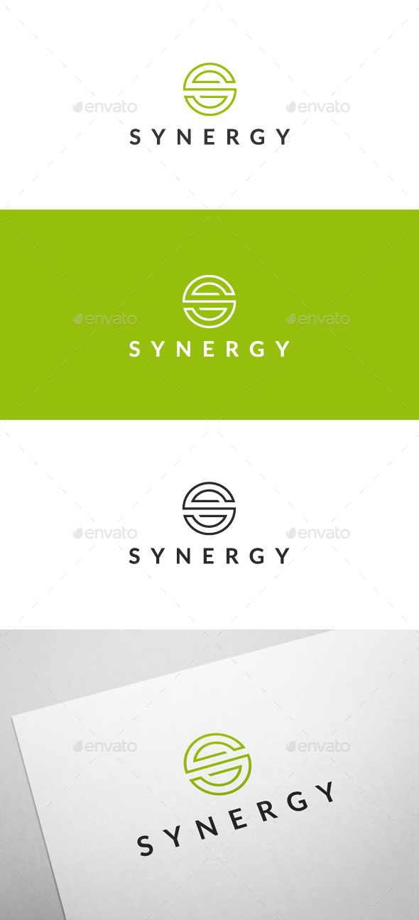 Synergy - Logo Template - Letters Logo Templates