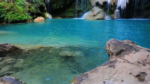 Fish In Khor Louang Waterfall In Lamphun Thailand 4 alt