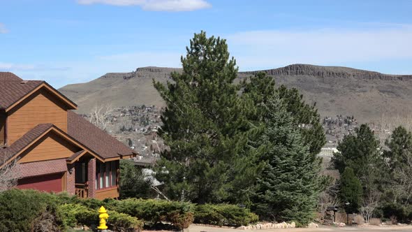 Mesa Top View From Suburbs