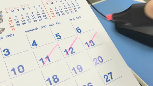 Calendar Mark For Holiday 4 alt