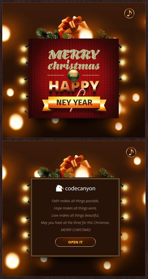 Merry ChristmasHappy New - CodeCanyon 13929821