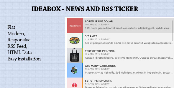 Ideabox - News & RSS Ticker