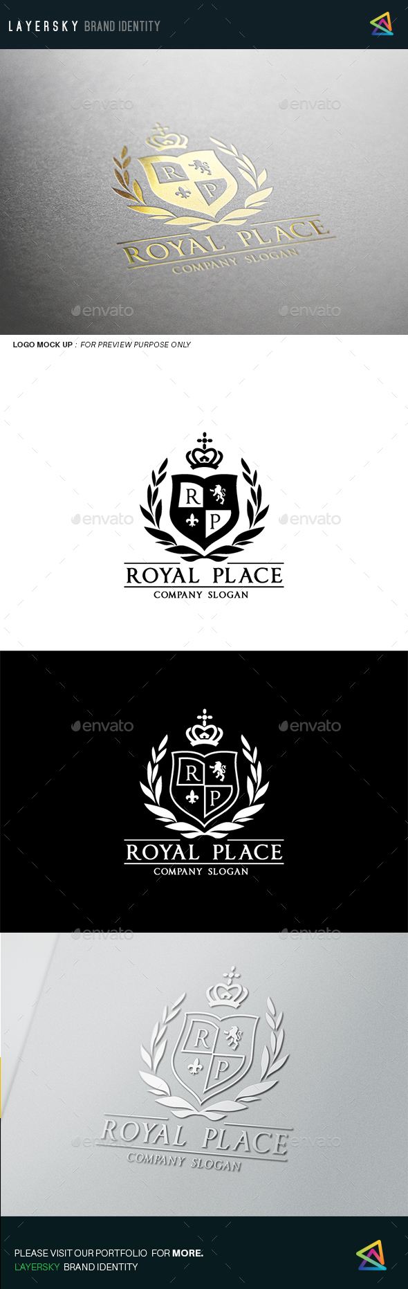 Royal Place - Crests Logo Templates