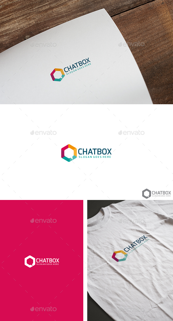 Chat Box Logo - Abstract Logo Templates