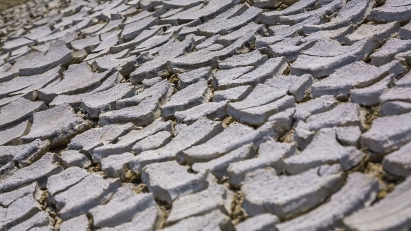 Desert Dry And Cracked Mud