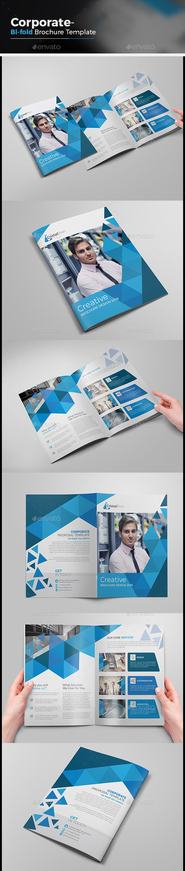 Corporate Bi-fold Brochure - Corporate Brochures