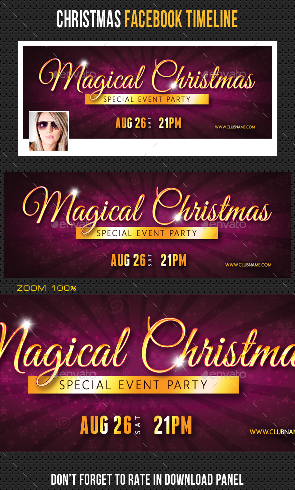Christmas Holidays Facebook Timeline 05 - Facebook Timeline Covers Social Media