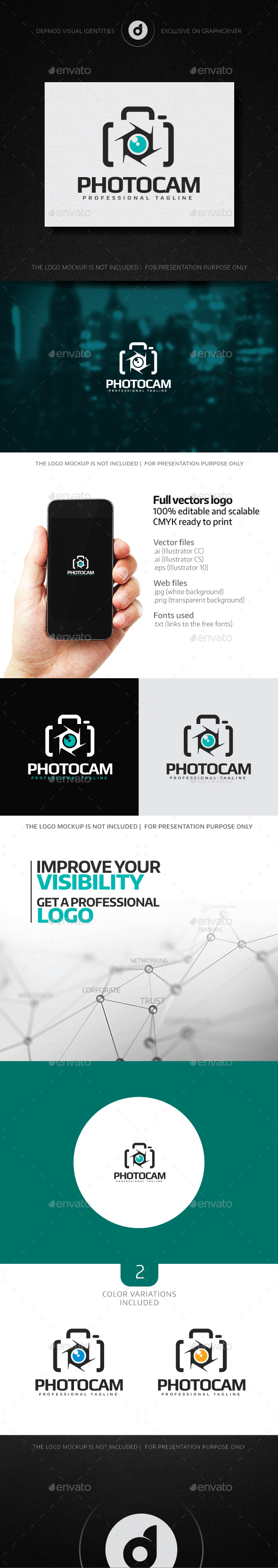 PhotoCam Logo - Objects Logo Templates