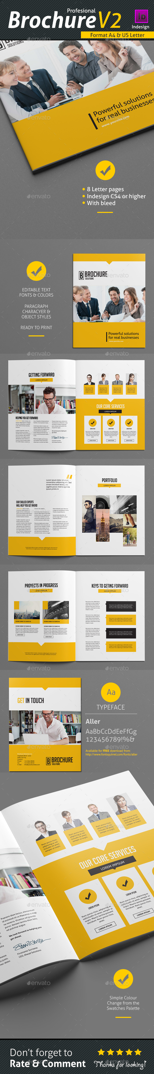 Brochure Template V2 - Brochures Print Templates