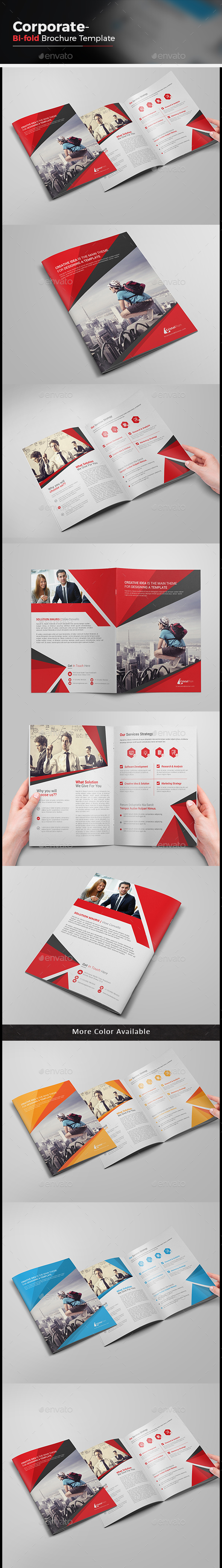 Business Bi-fold Brochure-Multipurpose - Corporate Brochures