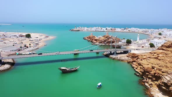 Sur Bridge Shoot by Drone, Oman alt