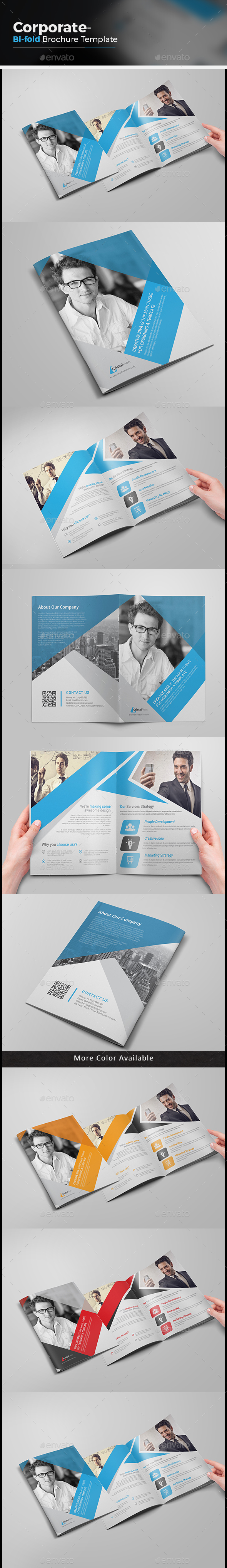 Creative Bi-fold Brochure - Corporate Brochures