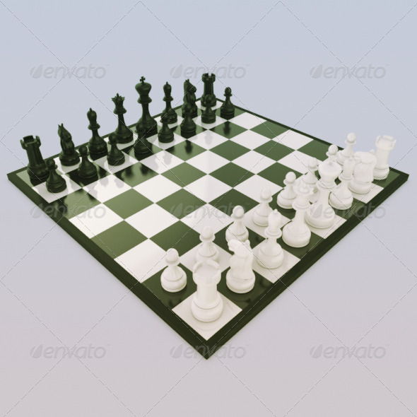 Chess Set - 3Docean 165626