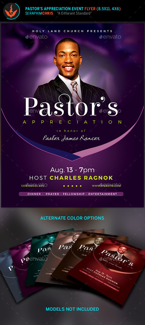 Lavender Pastor s Appreciation Church Flyer By SeraphimChris GraphicRiver