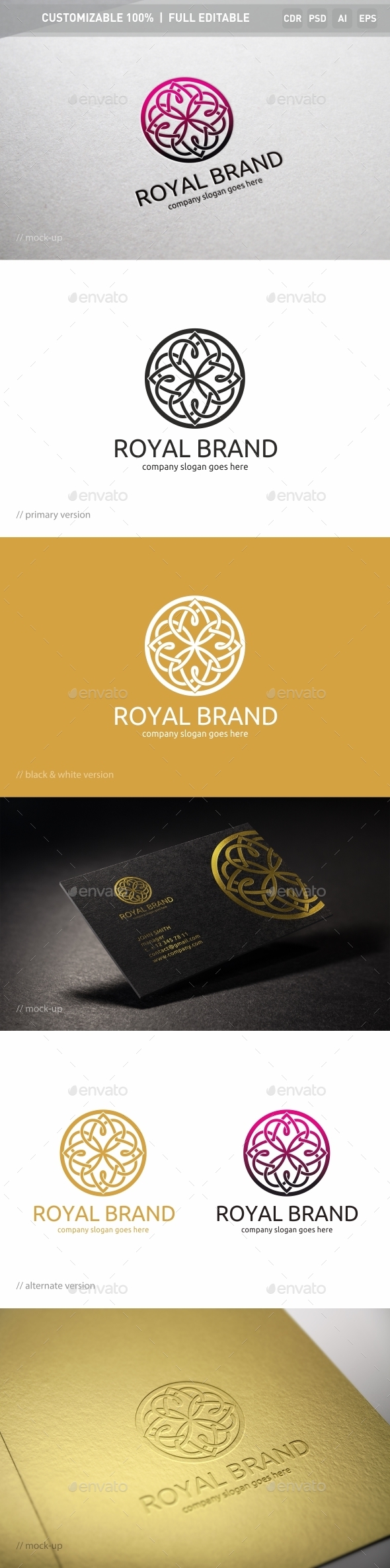 Royal Brand Logo Template - Objects Logo Templates