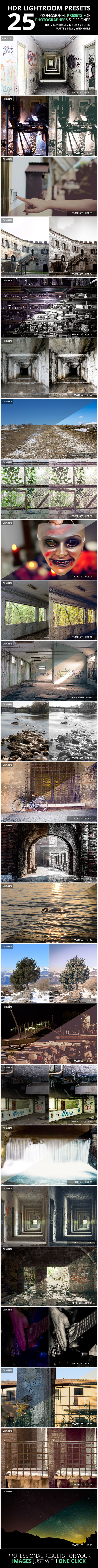 25 HDR Lightroom Presets - HDR Lightroom Presets