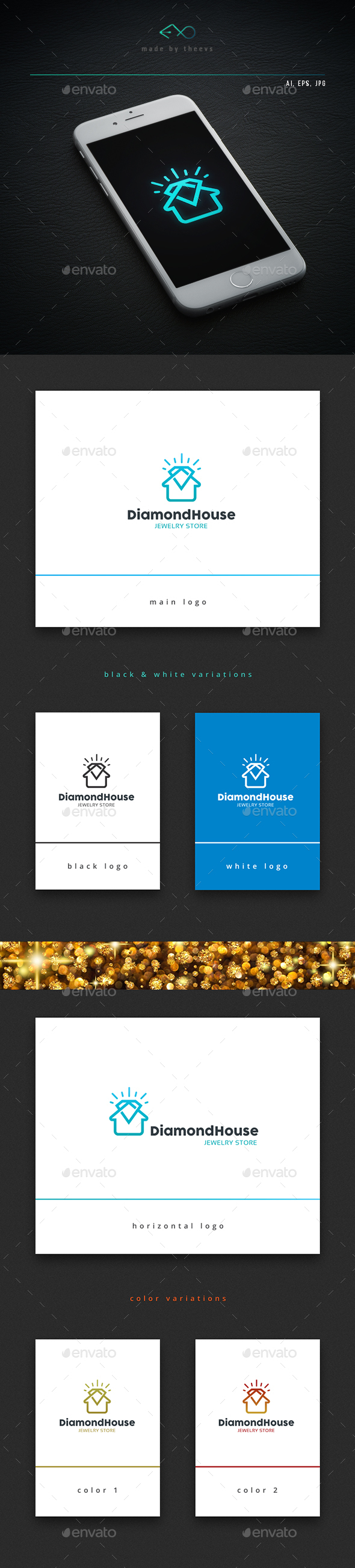 Diamondhouse - Objects Logo Templates