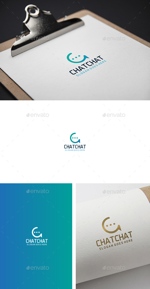 C chat Letter Logo - Letters Logo Templates