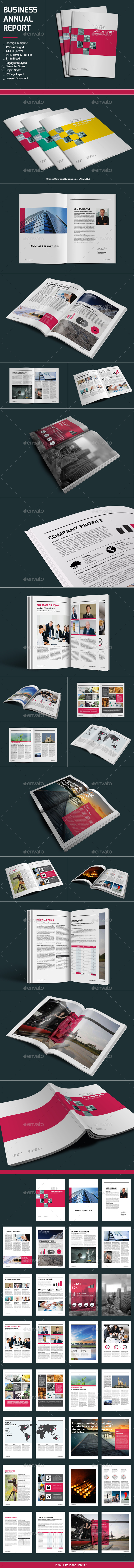Business Annual Report - Informational Brochures