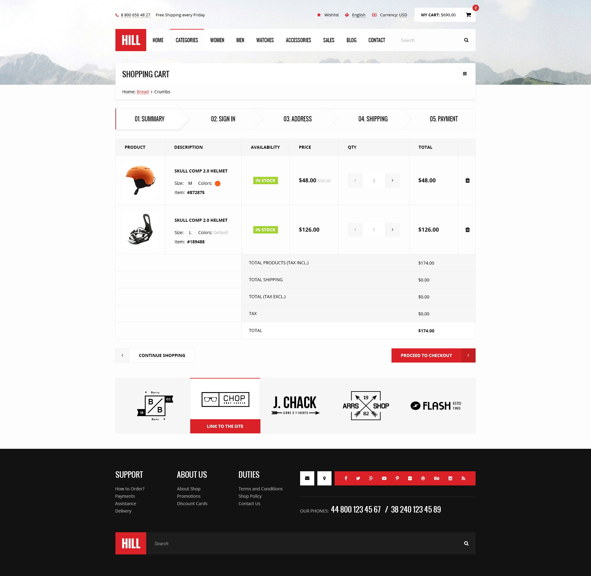 Bootstrap Shopping Cart Template Free Download Printable Templates