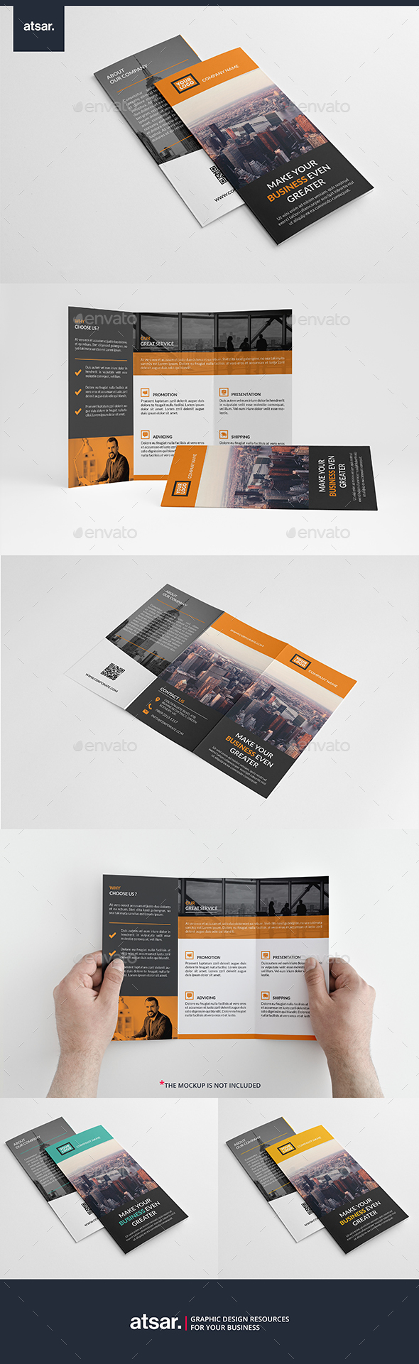 Simple Corporate Trifold - Corporate Brochures