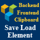 Save Load Element for Visual Composer Prestashop