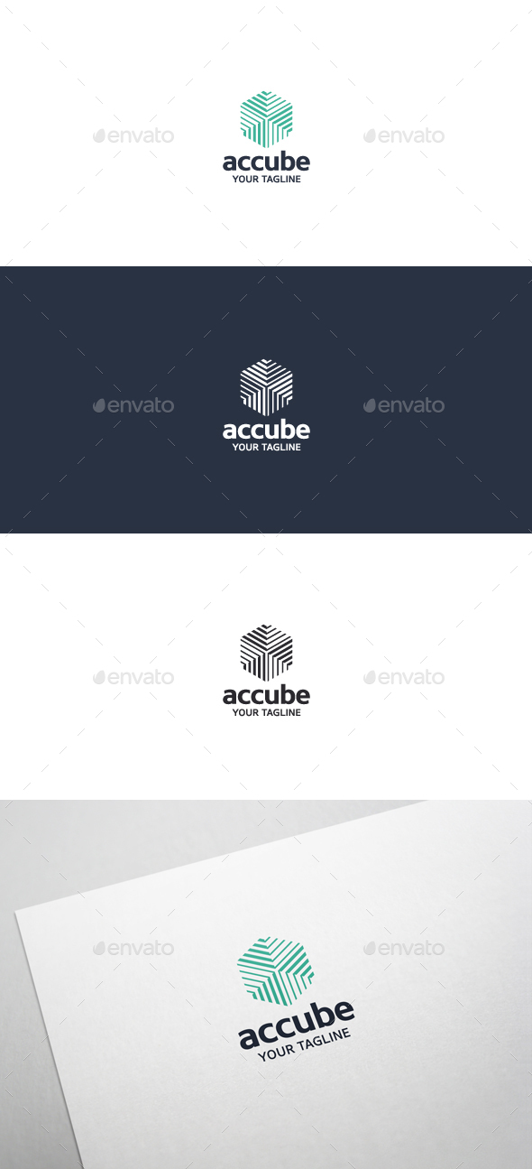 Accurate Cube - Logo Template - Abstract Logo Templates