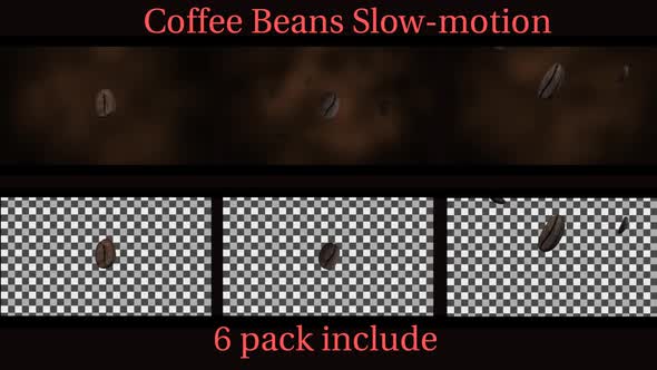 Coffee Beans Slowmotion