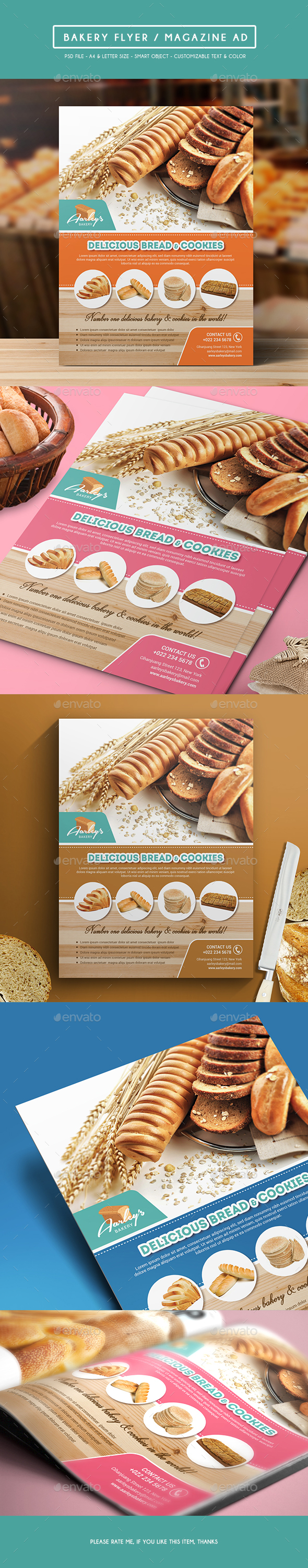 Bakery Flyer / Magazine Ad - Commerce Flyers