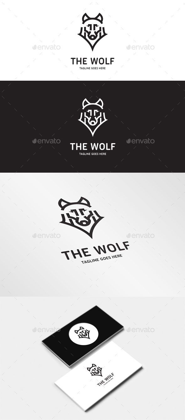 The Wolf - Animals Logo Templates