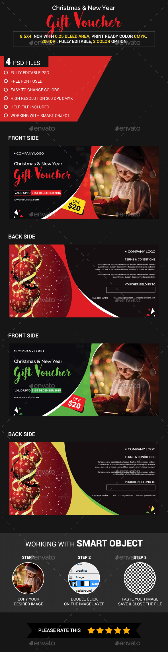 Christmas Gift Voucher - Loyalty Cards Cards & Invites
