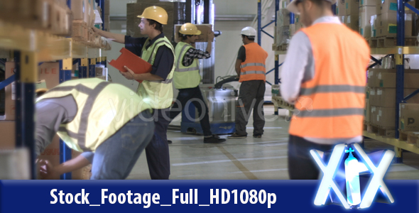 Warehouse Workers In Action