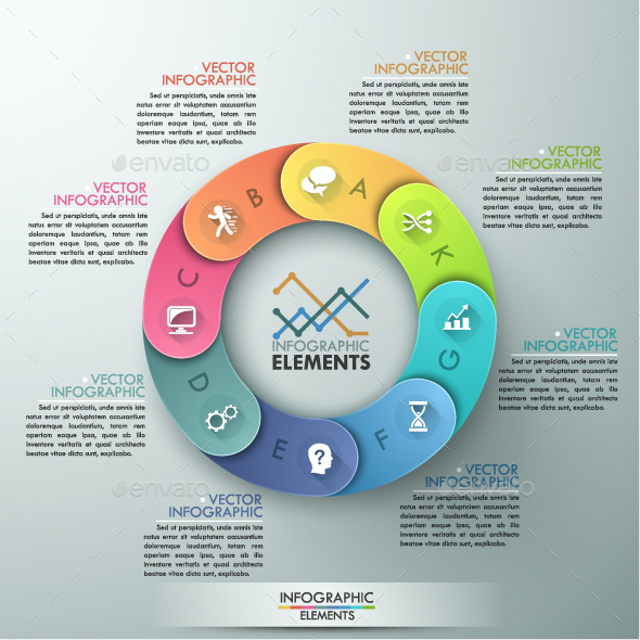 Modern Infographic Paper Cycle Template