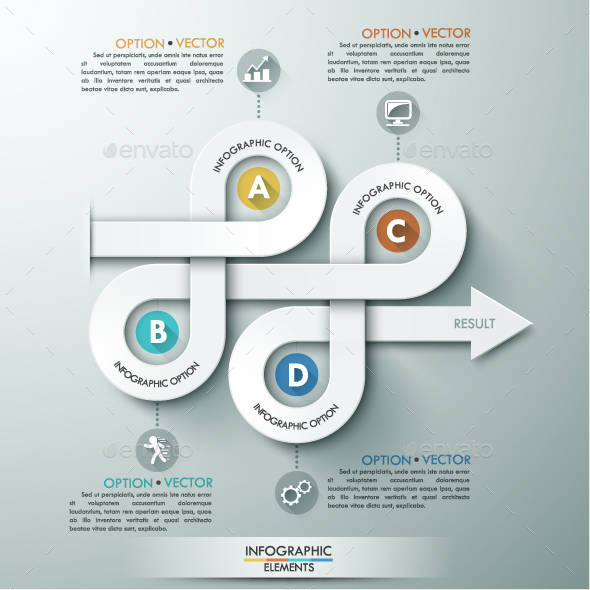 Modern Infographics Paper Template