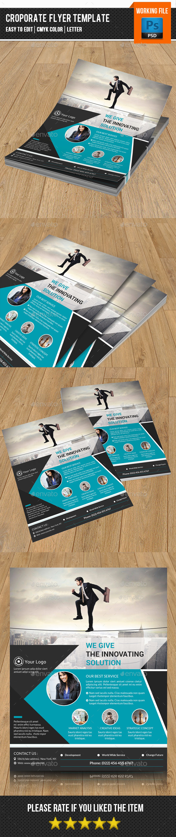 Corporate Flyer Template-V127 - Corporate Flyers