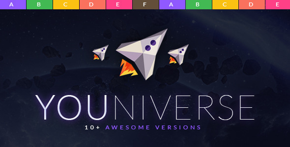 Youniverse - Multipurpose PSD Template - Corporate PSD Templates