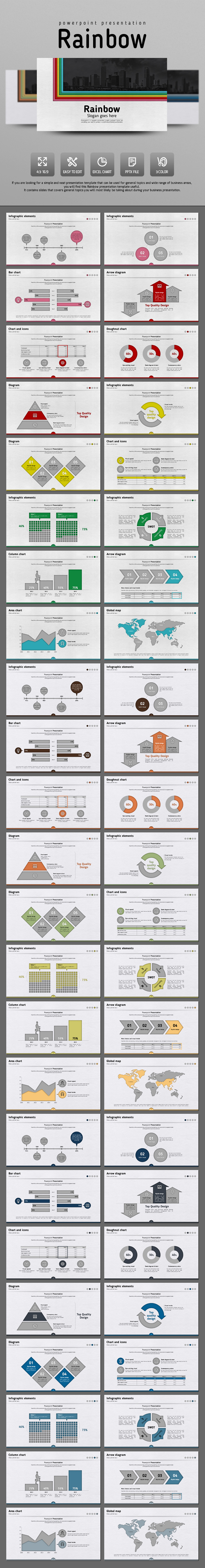 Rainbow - PowerPoint Templates Presentation Templates
