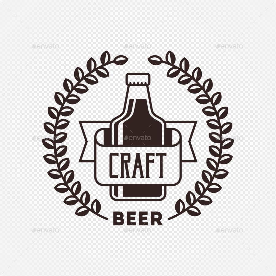 Brewery Thin Line Badges and Logos. Vector Pack. by Sashatigar ...