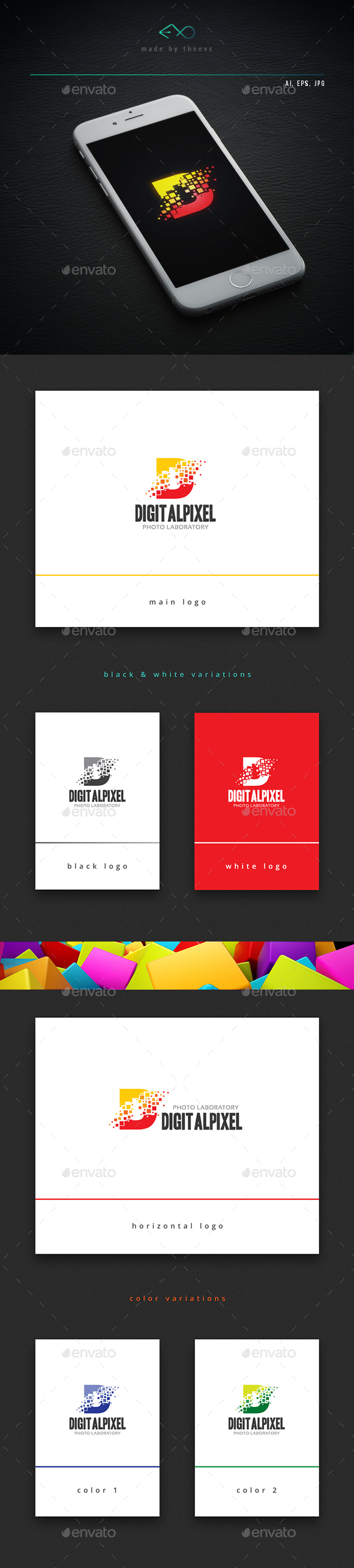 Digitalpixel - Letters Logo Templates