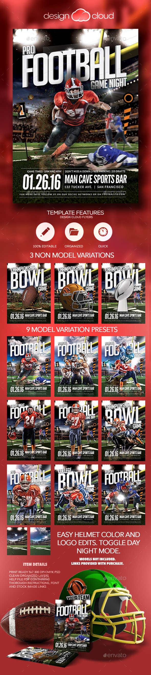 Ultimate Football Flyer Template - Sports Events