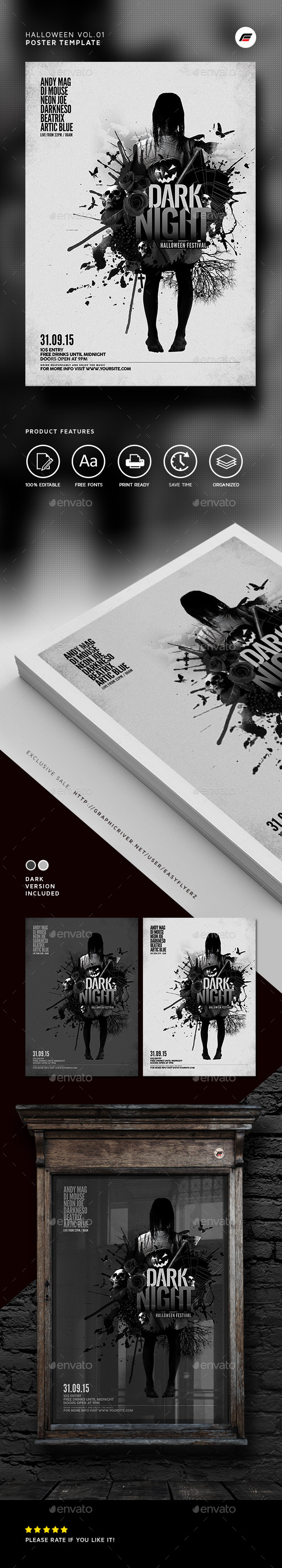 Halloween Flyer/Poster Vol.01 - Holidays Events