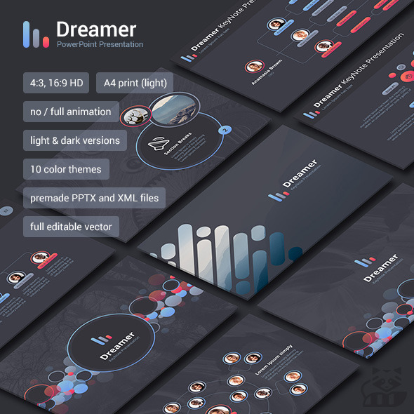 Dreamer PowerPoint - Business PowerPoint Templates