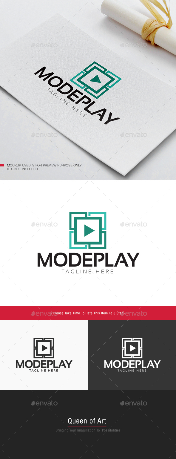 Mode Play Logo - Objects Logo Templates