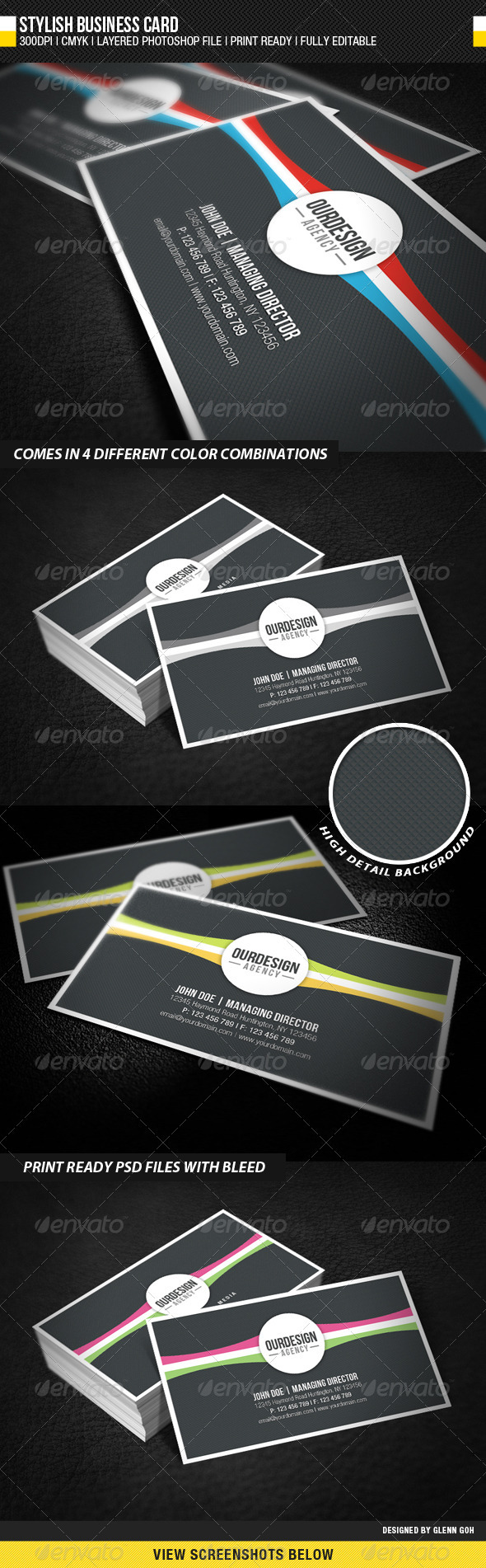 Stylish Business Card - Creative Business Cards