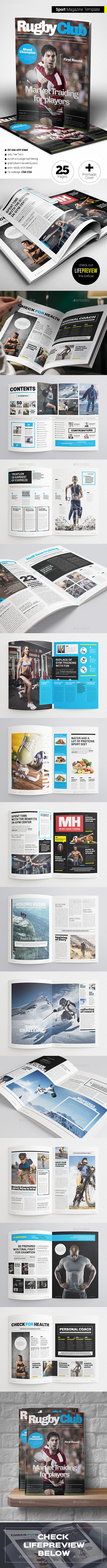 Sport Magazine - Magazines Print Templates