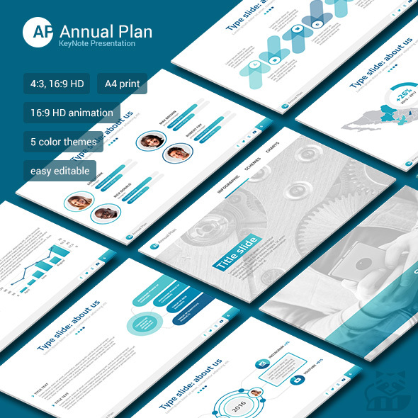 Annual Plan KeyNote - Business Keynote Templates