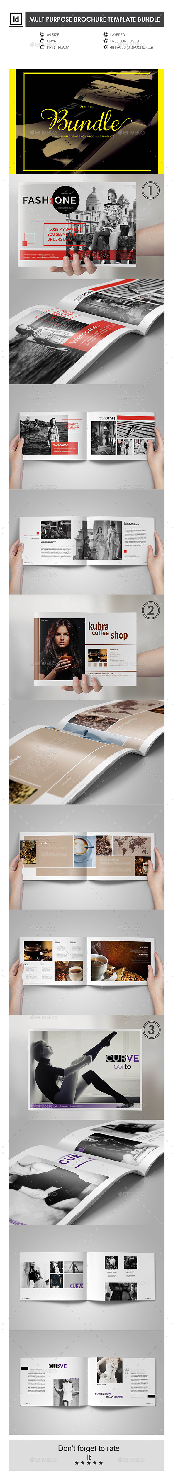 Multipurpose Brochures Template Bundle Vol.1 - Brochures Print Templates