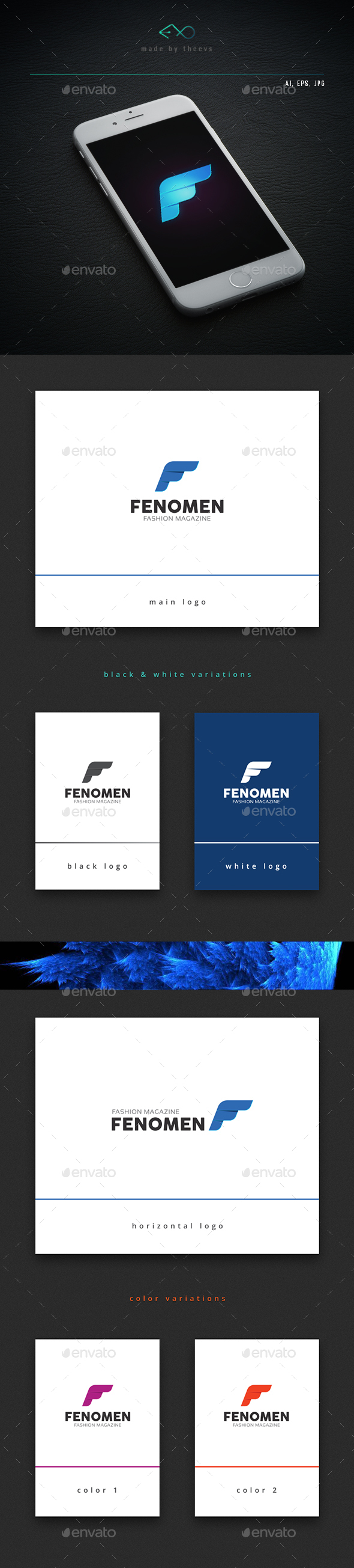 Fenomen - Letters Logo Templates